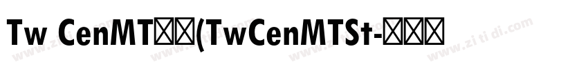 Tw CenMT标准(TwCenMTSt字体转换